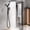 Matte Black, variant on KAIYING 9-Mode Dual Rain Shower Head with Handheld Spray Handle, High Pressure, 79-inch Hose in Matte Black