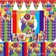 thumbnail image 2 of Juego de vajilla de decoración de fiesta de cumpleaños de amigos arcoíris, vasos de papel, platos, mantel para niños, suministros de decoración de Halloween para Baby Shower, 2 of 3