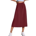 thumbnail image 3 of Sentmoon Jupe Maxi pour Femmes Taille Haute Jupe Mini pour Femmes Tendance Coupe Régulière Jupes pour Femmes pour un Usage Quotidien Décontracté TP-L2, 3 of 7