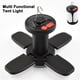 thumbnail image 5 of Solar Camping Light with USB Output Foldable 4-Blade Hanging Lamp Outdoor Tent Light with Hook Emergency Light Night Stall Lights 6 Lighting Modes, 5 of 5