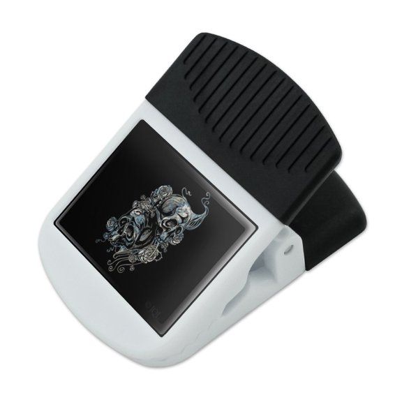 Skulls and Roses Floral Flowers Biker Motorcycle Refrigerator Fridge Magnet Magnetic Hanging Hook Note Snack Clip