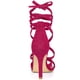 thumbnail image 4 of Sandalias de Tacón alto Stiletto Allegra K con Cordones Rosa caliente 41, 4 of 7