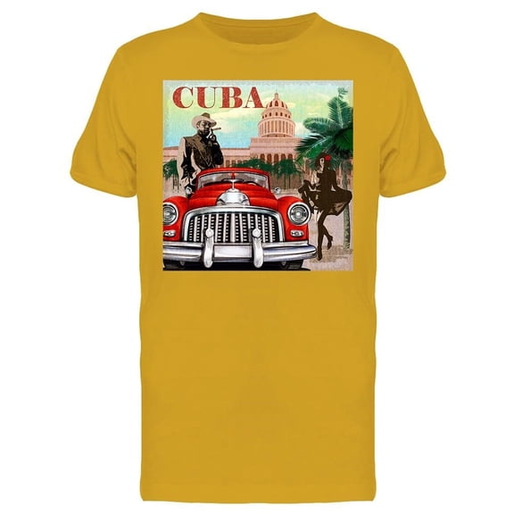 Cuba Retro Tee Men's -Image by Shutterstock