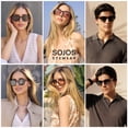 thumbnail image 2 of Gafas de sol SOJOS Retro Polarizadas Redondas SJ2378 para Hombres y Mujeres, 2 of 5