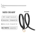 thumbnail image 6 of SENDEFN 2 Pack Women Belts For Jeans Dresses Pants Ladies Leather Waist Belt with Gold Buckle, 6 of 10