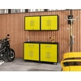 thumbnail image 2 of Eiffel 4-Piece Garage Storage Set in Matte Black and Yellow, 2 of 7