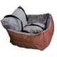 thumbnail image 2 of Asiento de coche para perros, asiento tipo perrera, ligero y desmontable, para perros pequeños y medianos Marrón, 2 of 8