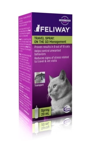 Feliway Cat Calming Pheromone Spray 20ML Vet Recommended Anxiety Relief for Vet Visits Travel Noise Walmart
