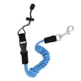 thumbnail image 2 of koolsoo Kayak Paddle Leash Canoe Paddle Coiled Leash 140cm Rod Tie Rope Blue, 2 of 7