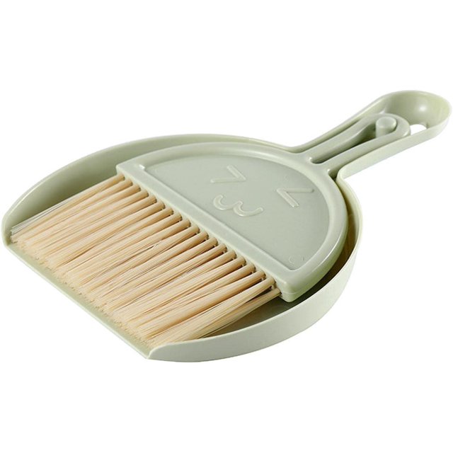 Home desktop mini broom keyboard cleaning brush with dustpan small broom set computer sundries brush