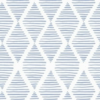 DAZLUTE Geometric Peel and Stick Wallpaper 17.3" x 118" Striped Wallpaper Blue and White Contact Paper Geometric Wallpaper Self Adhesive Removable Stripe Wallpaper