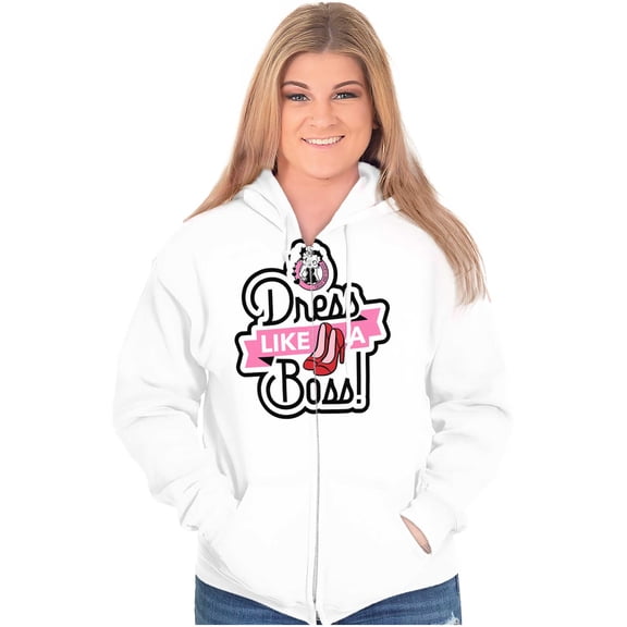 Betty Boop High Heels Cute Funny Zip Hoodie Sweatshirt Women Brisco Brands M