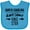 Turquoise, variant on Inktastic North Carolina Awesome Since 1789 Boys or Girls Baby Bib
