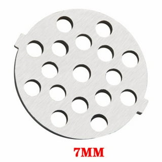 Sufanic 6pcs Meat Grinder Mixer Plate Discs Stainless Steel Kit Food Grinders Accessories, Size: 5
