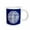 White, variant on 3drose, Willow Pattern in Delft Blue and White, 15oz Mug