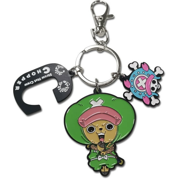 Key Chain - One Piece - Chopper Wano Version Sd With Icon Three Charms Keychain