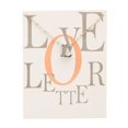 thumbnail image 1 of Collier Chaîne Pendentif Col en V avec 26 Lettres Anglaises pour Femmes et Filles, 1 of 2