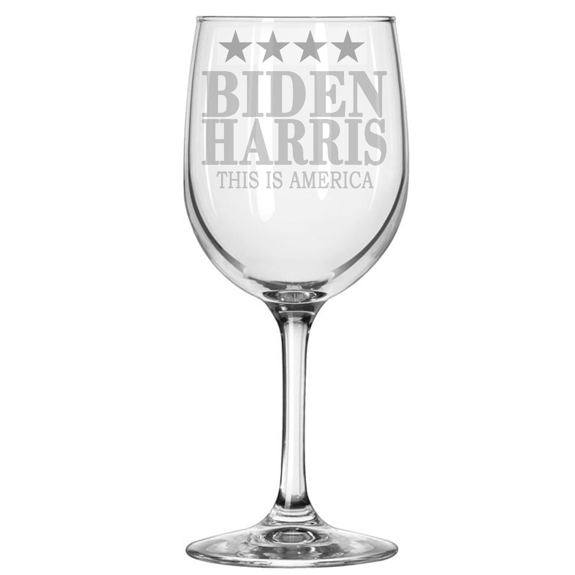 Joe Biden President of United States of America Democratic party wine glass 11 oz