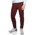 thumbnail image 1 of ch Men's Chino Jogger Pants 6535 Wine Red 32, 1 of 1