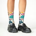 thumbnail image 4 of Honeii London Symbols Print Children's Colorful Socks,Unisex Kids and Toddlers' Cushioned Sock,Kids Athletic Crew Socks,for Everyday Wear and Sports, 4 of 5