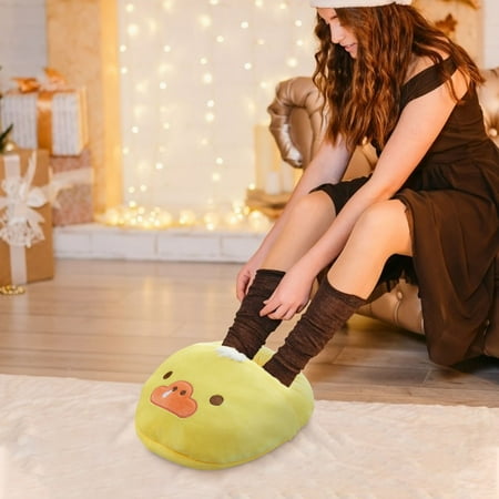 

Fjofpr USB Foot Heated Warmer Slippers Portable Feet Warmers With Electric Heating Pad Kitchen Utensils & Gadgets