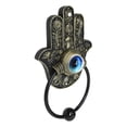 thumbnail image 6 of Sacred Symbols Hand of God Hamsa Palm Glass Evil Eye Decorative Door Knocker, 6 of 9