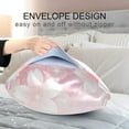 thumbnail image 5 of GZHJMY Cherry Blossom Satin Pillowcase for Hair and Skin Silk Pillowcase, Queen Size(20x30 inches) - Slip Cooling Satin Pillow Covers with Envelope Closure, 5 of 7