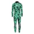 thumbnail image 3 of Traje de neopreno de buceo para hombres shamjiam neopreno de 3 mm de manga larga pieza Rodillera verde, 3 of 9