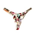 thumbnail image 2 of Victoria's Secret Very Sexy Bombshell Shine Strap Thong Panty Pink Floral Size Large NWT, 2 of 2