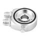 thumbnail image 4 of Adaptador de placa de calibre tipo sándwich para enfriador de filtro de aceite, adaptador de sándwich para filtro de aceite de aluminio M20 x 1,5 NPT Kit de enfriador de aceite Funcionalidad versátil, 4 of 9
