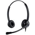 thumbnail image 3 of Cisco Phone Headsets for Office Phones - Binaural Call Center HD Telephone Headset with Microphone for Landline Phones - Corded Desk Phone Headset with RJ9 Adapter - Compatible with Cisco IP Phone, 3 of 6
