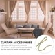 thumbnail image 4 of 100 ganchos de hierro en forma de S para colgar cortinas, accesorios auxiliares., 4 of 7