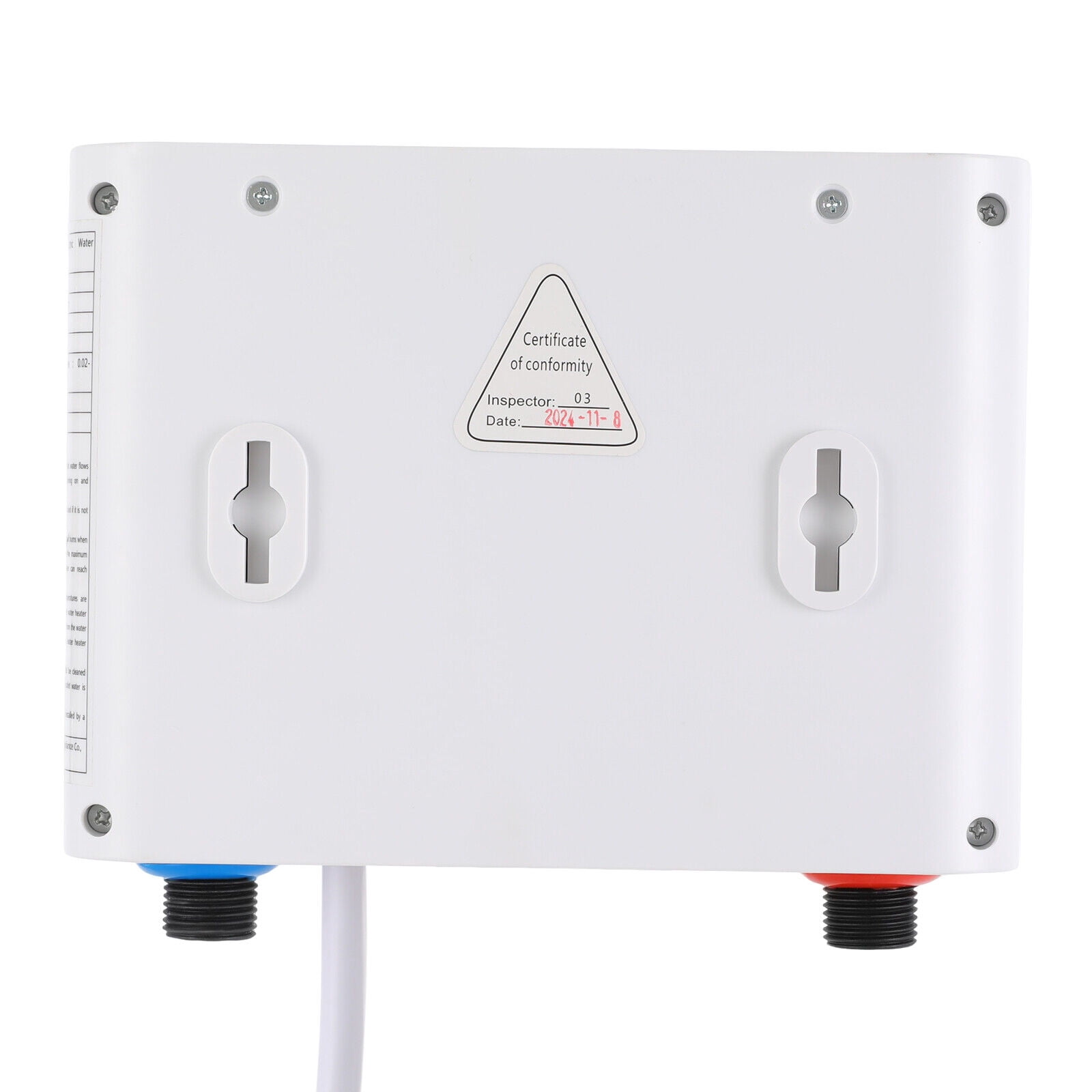 5500W Electric Hot Tankless Water Heater, Instant Water Boiler Under Sink for Kitchen