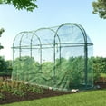 thumbnail image 2 of Aoodor 10'x3'x5' Crop Cage Plant Protection Netting Tent with Zippers for Vegetables Fruits and Plant, Suitable for Garden Yard and Lawn, 2 of 7