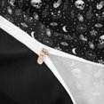 thumbnail image 4 of Homewish Vintage Gothic Skull Twin Duvet Cover for Kids, Halloween Palm Moon Star Twin Bedding, Black Reversible, 2 Pieces, 1 Duvet Cover and 1 Pillowcase, 4 of 6