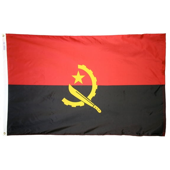 Annin Flagmakers Angola International Flag 5x8 ft. Nylon