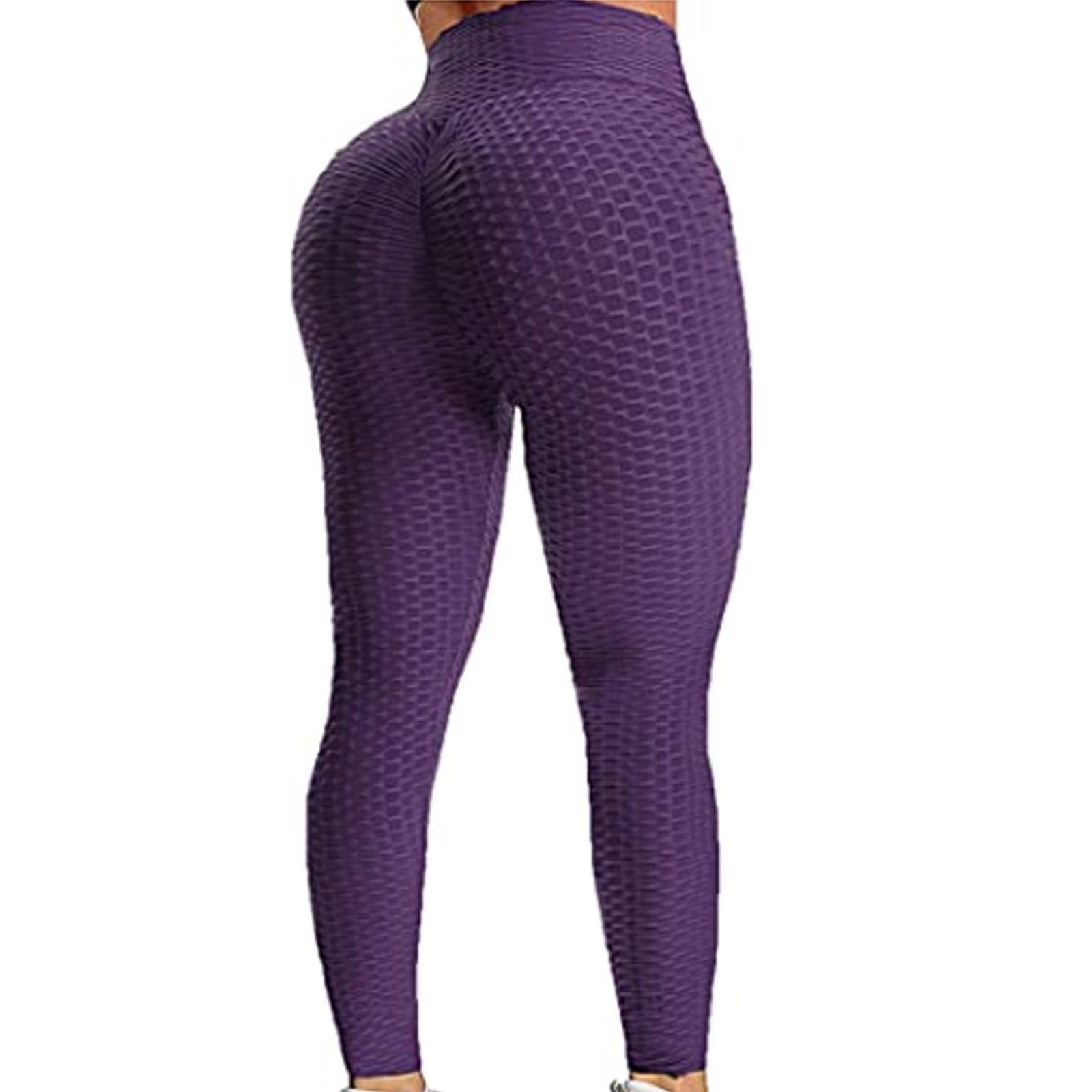textured scrunch bum leggings