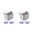 thumbnail image 3 of Naiovety Cesta de almacenamiento para fregadero, estante de almacenamiento de succión de plástico, organizador plegable para lavabo, soporte para Gris 2piezas Naiovety CBP167832, 3 of 6