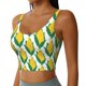 thumbnail image 2 of Balery Corn Cob Sujetadores deportivos con espalda cruzada para mujer, acolchados, sin costuras, de alto impacto, ideales para yoga, gimnasio, entrenamiento y fitness.-X-Large, 2 of 8