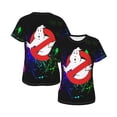 thumbnail image 6 of Stay-Puft-Ghostbusters Women's T Shirts Round Neck Short-Sleeve Soft T-Shirt Summer Casual Tee Tops 3D Printing Tee Shirt, 6 of 6