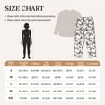thumbnail image 4 of Fotbe Bird Pattern Long Sleeve Pajama Set for Women,Sleepwear Set,2-piece Loungewear Set,Soft PJs Comfy Nightwear with Pockets -Large, 4 of 7