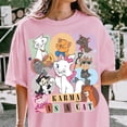 thumbnail image 6 of Karma Disney All Cats Comfort Color T-Shirt, Trending Unisex Tee, Disneyland Vacation Trip Gift 2025, 6 of 6