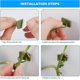thumbnail image 4 of Plant Holder, Plant Climbing Wall Clamp, Green Vine Clip For Garden Wire For Climbing Plants (100 Pieces Green), 4 of 5