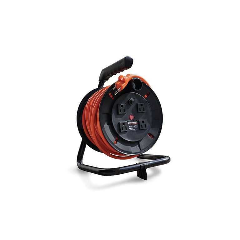 Generac 6883 50 ft. Power Cord Reel for Portable Generators, 4