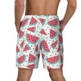 thumbnail image 2 of Lsque Mens Swim Trunks Watermelon Pattern - Bathing Suit Compression Liner - Beach Swim Shorts Swimwear - (S-3XL) - Stretch Quick Dry -XX-Large, 2 of 9