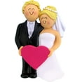 thumbnail image 6 of Personalized Wedding Ornament 2024 Gifts for Blonde Married Couples 1 Count - Ornaments by Elves, 6 of 10