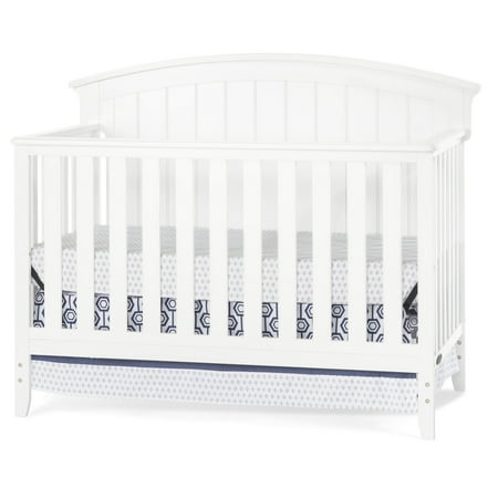 UPC: 0849801007128 | Delaney 4-in-1 Convertible Crib Matte White