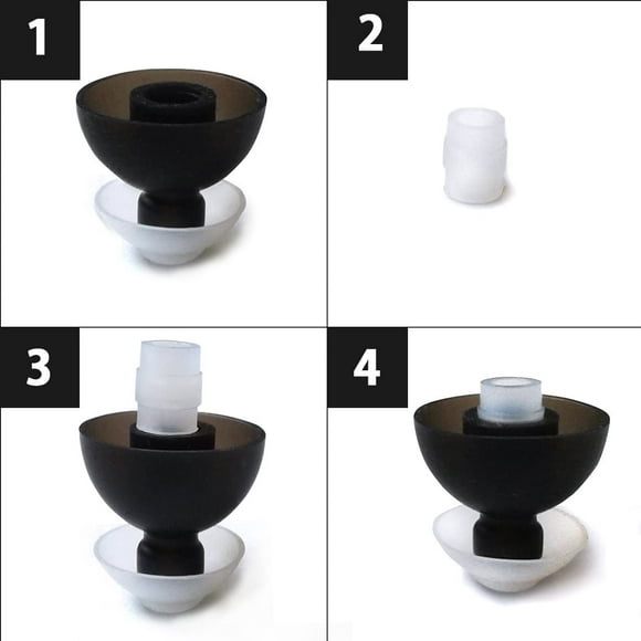 SpinFit CP240 – Silicone Eartips for Replacement (Medium)