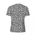 thumbnail image 6 of T Shirt For Men Animal Gym T-Shirt Black and White Leopard Print Fashion T-Shirts Male Classic Tee S, 6 of 7