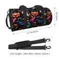 thumbnail image 2 of Balery Animals Under Water Bolsa de Gimnasio para Mujeres y Hombres, Bolsa de Viaje Impermeable, Bolsa de Fin de Semana con Compartimento para Zapatos y Bolsillo Húmedo, 2 of 6